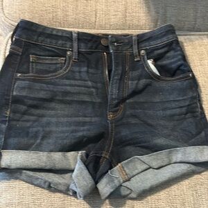 American Eagle outfitters denim super stretch super high-rise Shorty size 4
